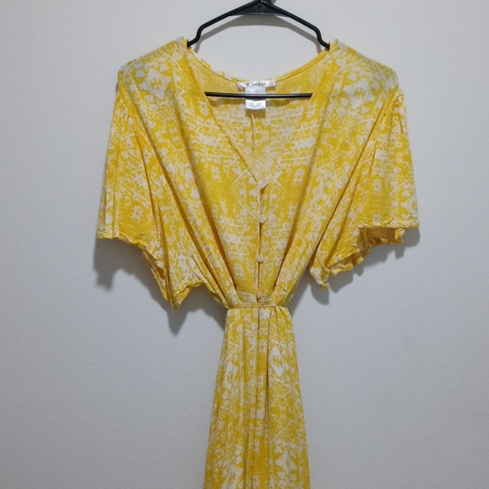 Yellow Jacket Dress